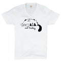 Lazy Kitty Not Today V-Neck T-shirt Kitten Cat Lovers Funny Tee