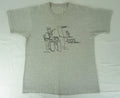 Vintage 80s police officer donuts and coffee parody funny shirt fits large