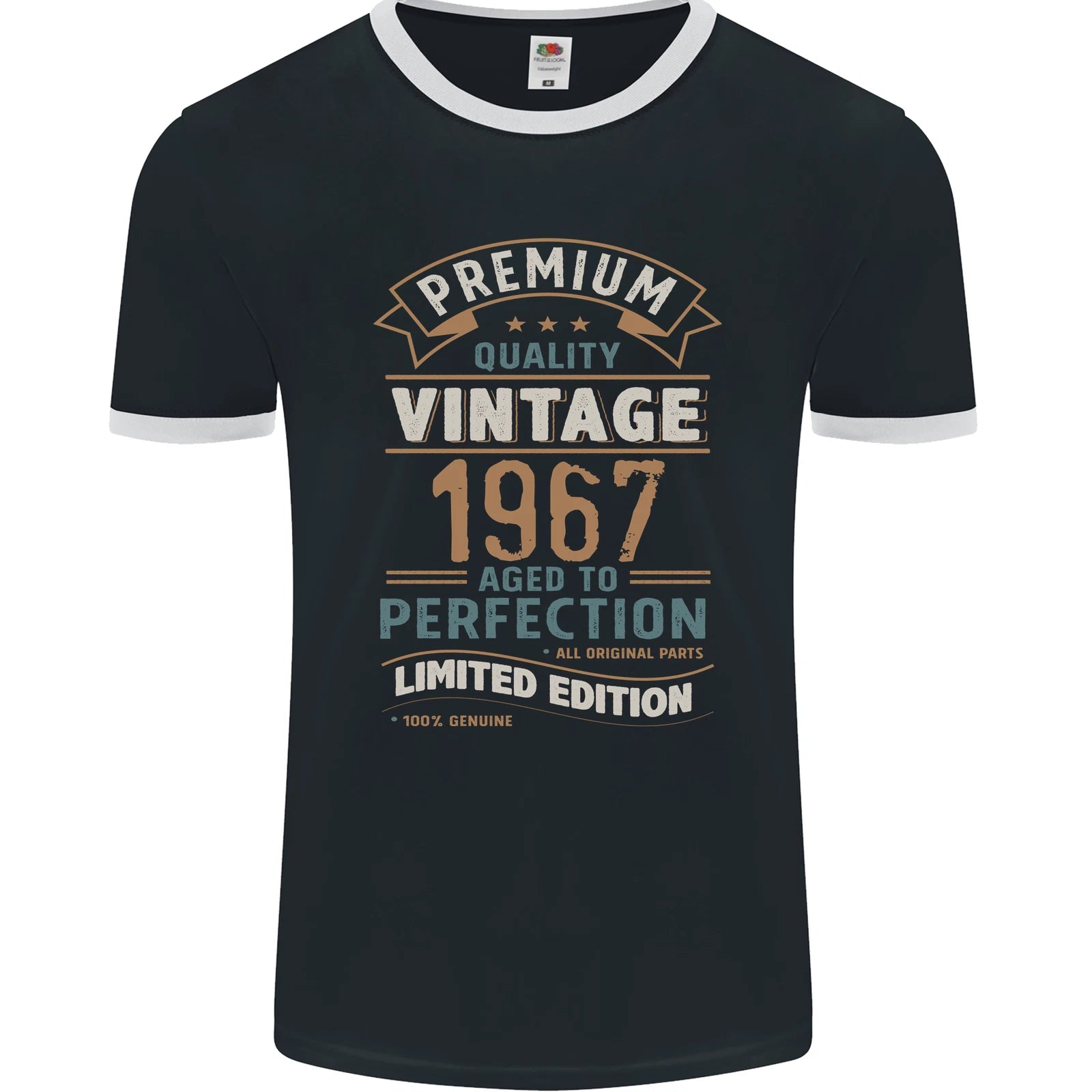 Premium Vintage 59th Birthday 1967 Mens Ringer T-Shirt FotL