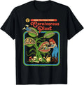 Carnivorous Plant Sci Fi Retro Vintage Funny Adult Humor T-Shirt
