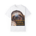 Funny Sloth T-shirt, Sloth Tee, Comfy Shirt, Cute Animal Top, Lazy Day Apparel
