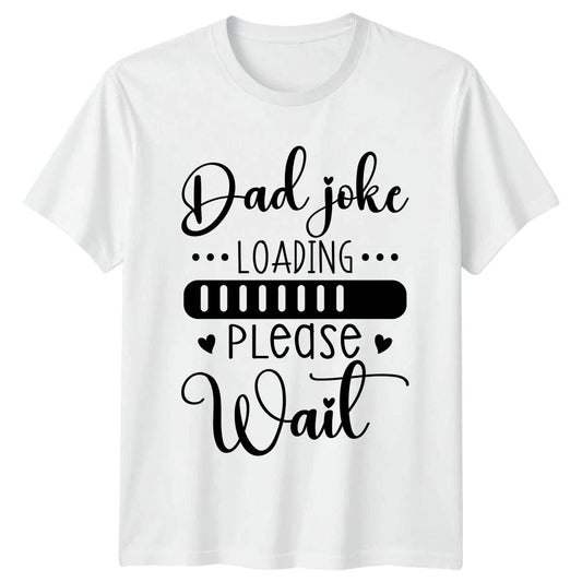 Dad Joke Loading Please Wait Family Mens T-Shirt Funny Dad Gift