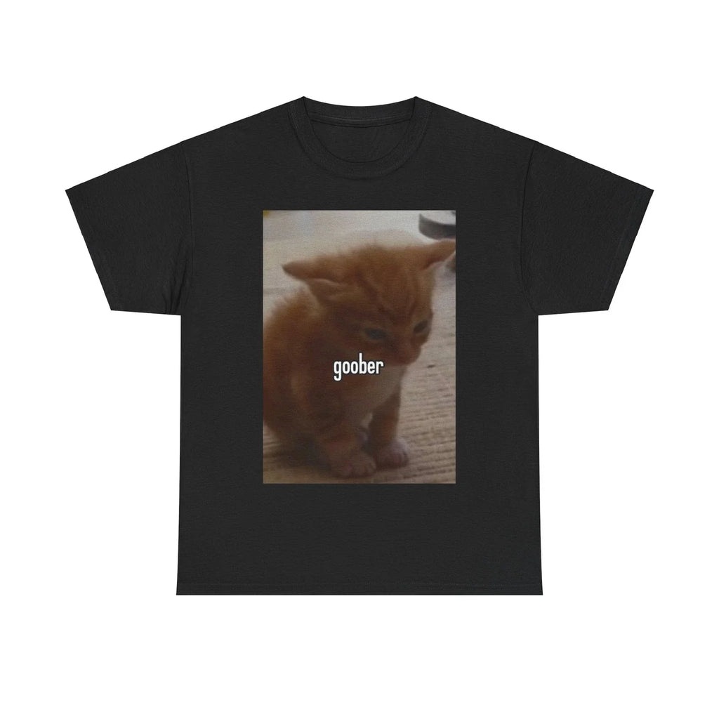 Goober Cat Unisex Male or Female Cotton Tee Funny Shirt, Parody, Gift, Meme