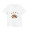 Brew-tiful Mornings Coffee Tee | latte art design, caffeine quote