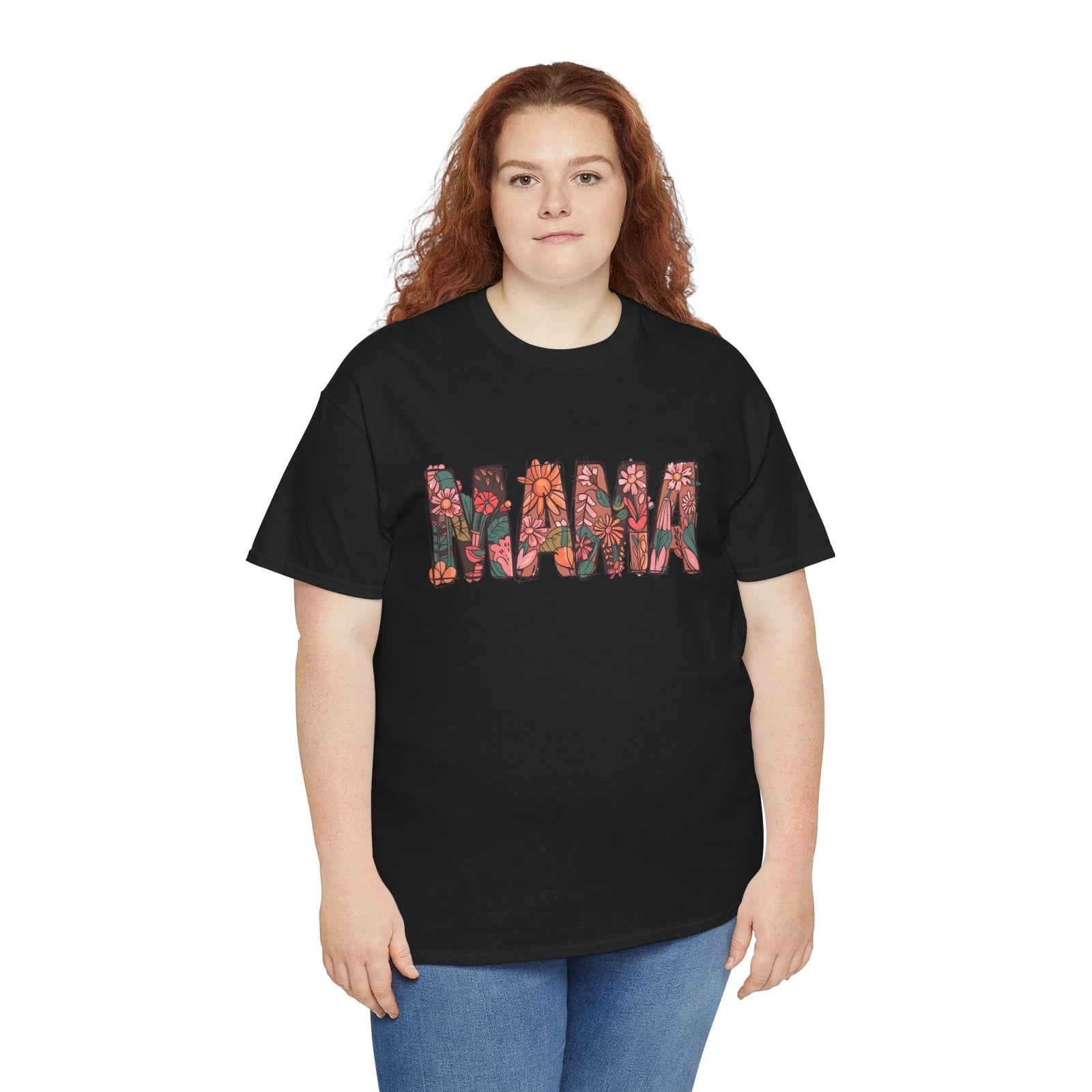 Floral Mama T-Shirt - Artistic Flower Tee for Aesthetic Outfits