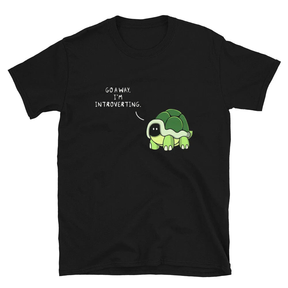 Graphic Novelty Humor Go Away I m Introverting T-Shirt