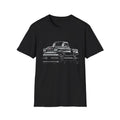 1959 Chevy Apache T-Shirt – Classic Black Pickup Truck Retro Hot Rod Graphic Tee