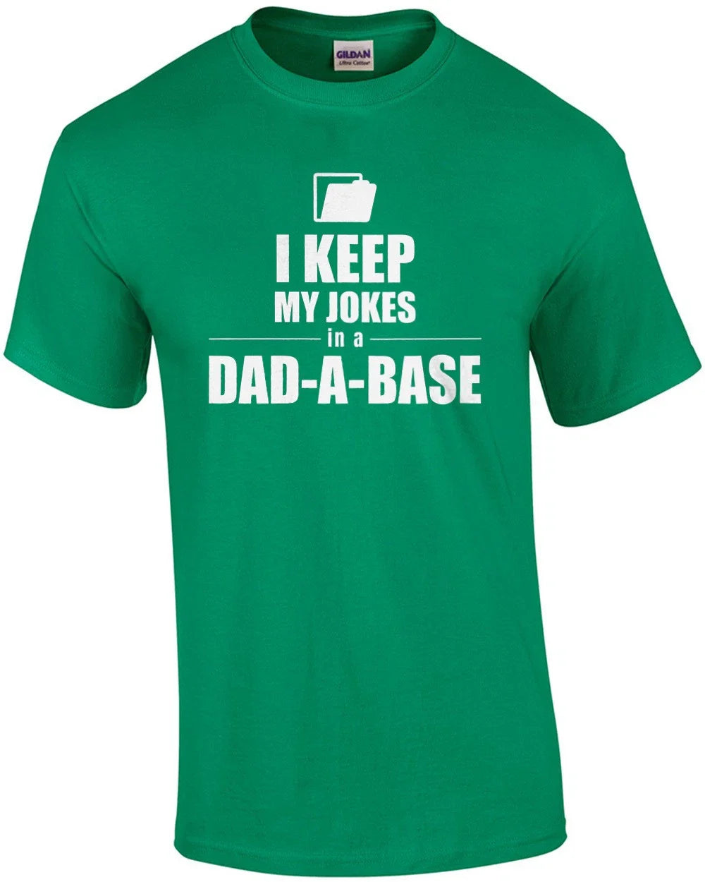 Father's Day Gift Shirt - I keep My Jokes in a Dad-a-Base