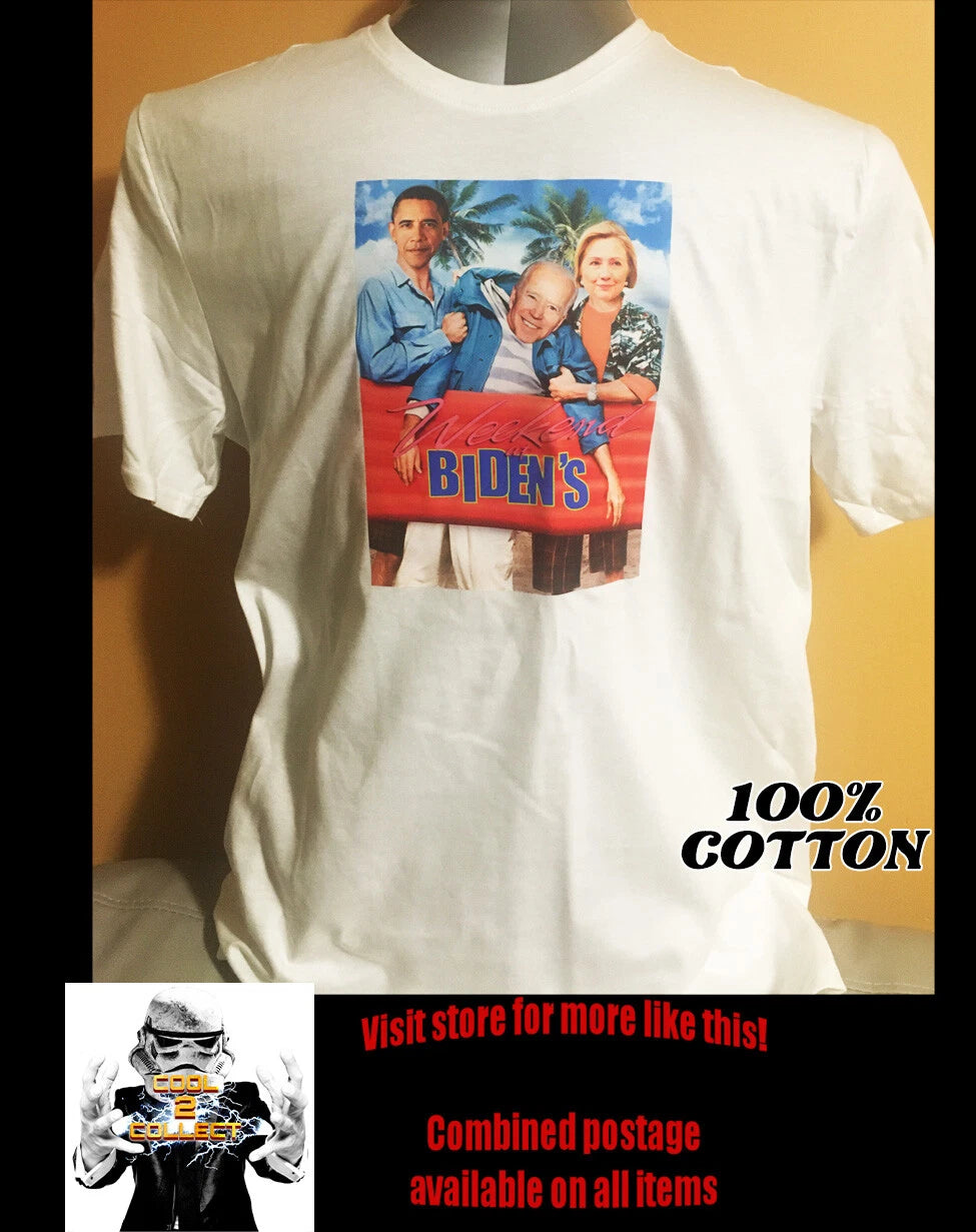 Cool Retro Movie Shirt - Weekend at Biden's - Funny political