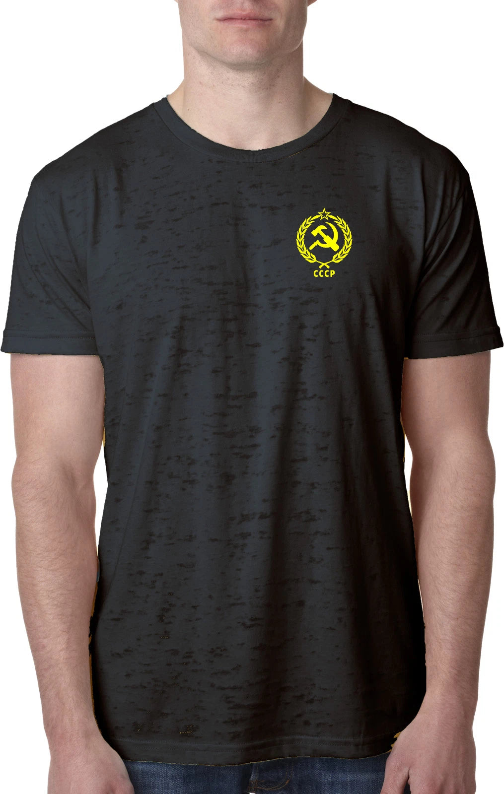 Buy Cool Shirts CCCP T-shirt Crest Pocket Print Burnout Tee