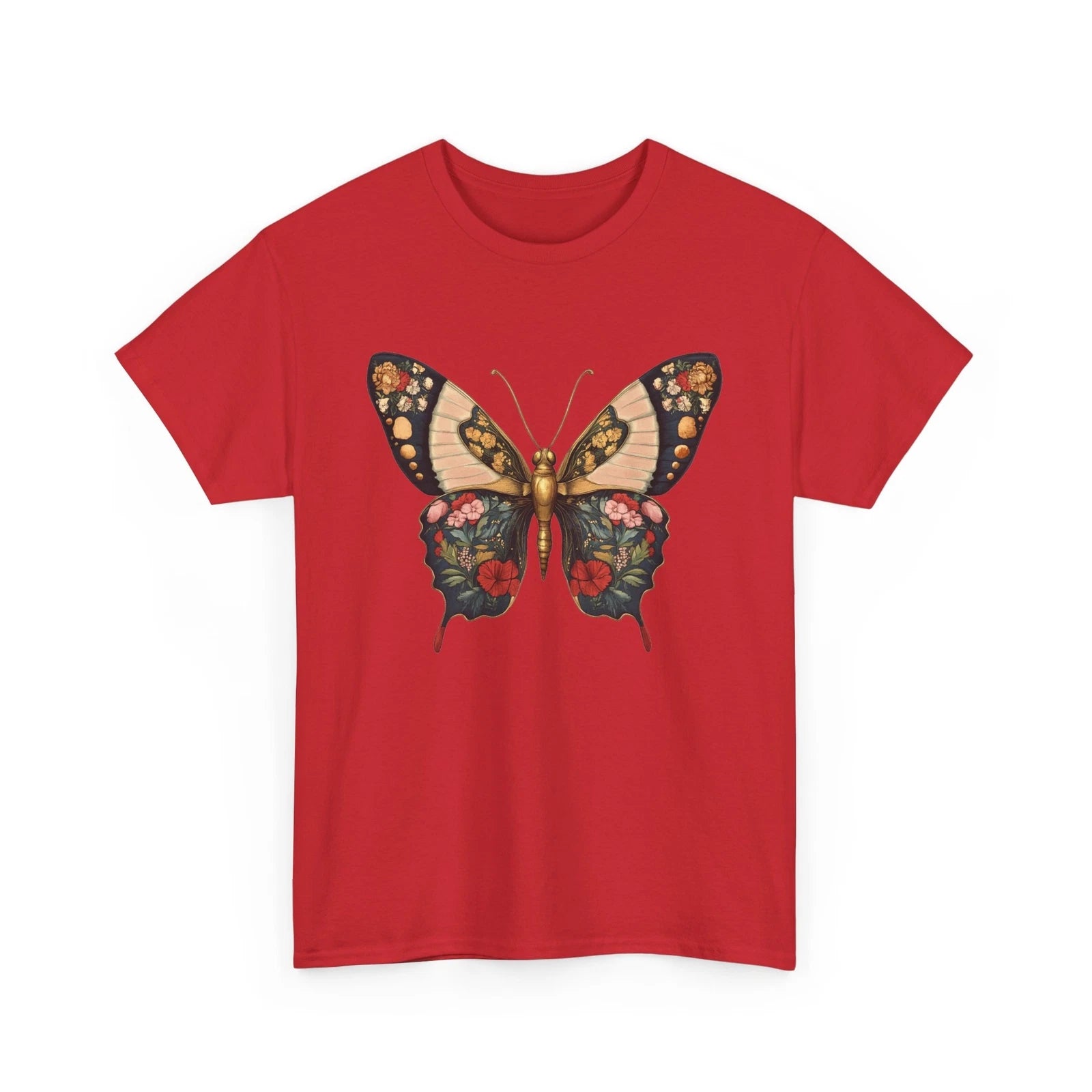 Oversized Butterfly Shirt for Women Aesthetic Vintage Trendy Graphic Tee Boho