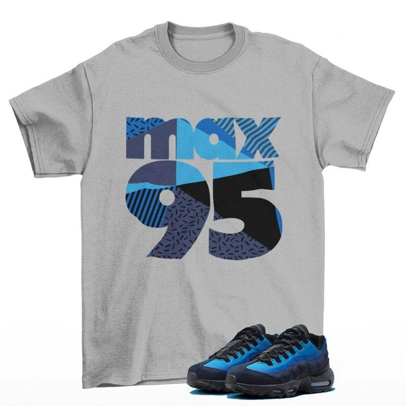Throwback 95 Shirt Grey to Match Air Max 95 Stash Harbor Blue HF5515-400