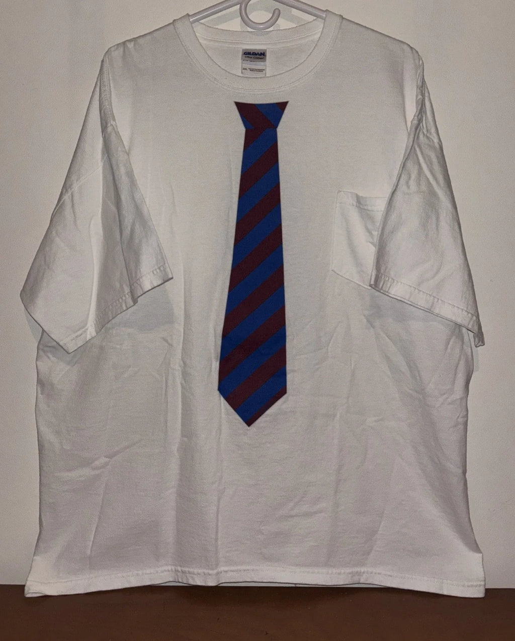 Vintage Suit and Tie T Shirt Funny Office Gag Adult Size 2XL