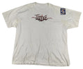 Backyard Customs Shirt Mens XL White Tribal Logo Graphic Tee Automotive BYC