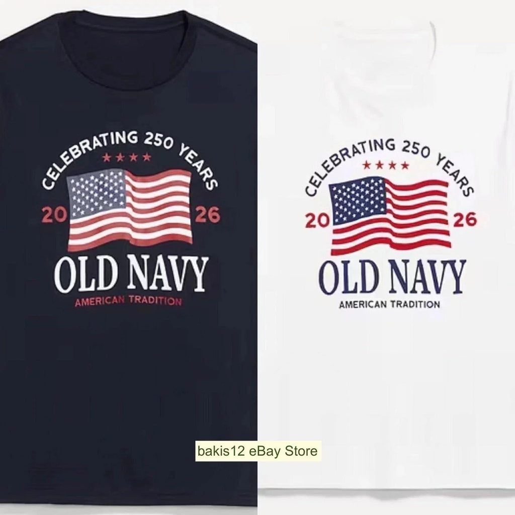 OLD NAVY US Flag 2026 250th Anniversary T-SHIRT