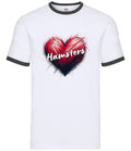 Love Heart Hamsters - Mens Ringer - Hamster Cute Love Pet Pets