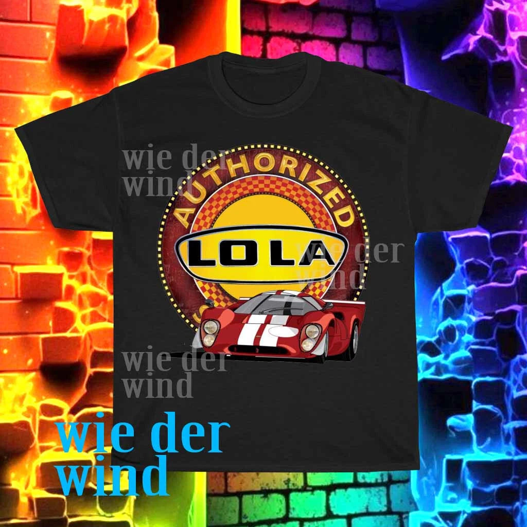 New Lola Racing cars Logo Men's T-shirt funny size S to 5XL