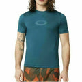 Oakley Men’s T-Shirt Green Ellipse Logo Rashguard Sport Shirt Size M