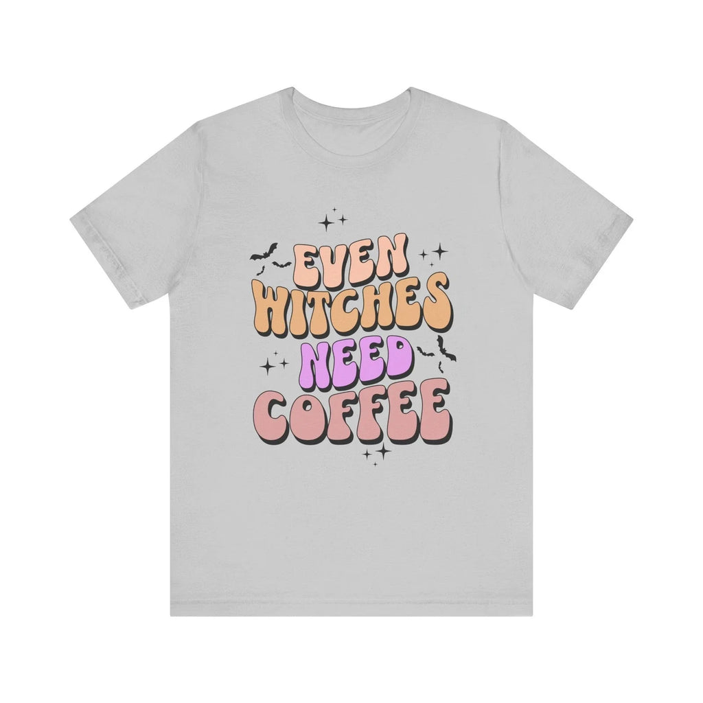 Coffee Lovers Halloween Tshirt, Women's Tee, Soft and Festive Shirt for Fall