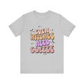 Coffee Lovers Halloween Tshirt, Women's Tee, Soft and Festive Shirt for Fall