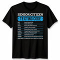 Senior Citizen Texting Code Gift Idea Unisex Tshirt Grumpy Grandad Father Day