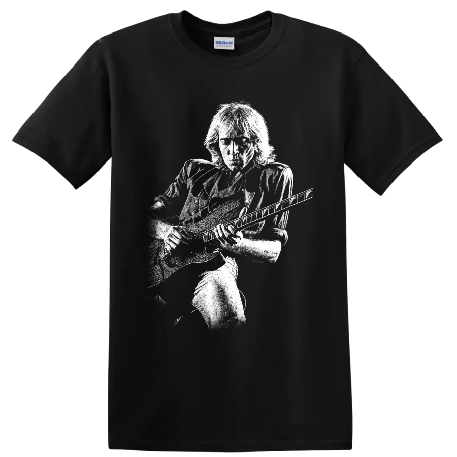Glenn Tipton Judas Priest Guitarist Portrait Heavy Metal Graphic T Shirt Tee