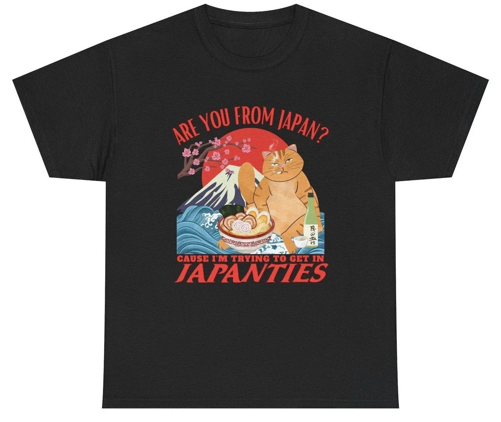 Are You From Japan Japanties Funny Inappropriate Joke Pickup Line Tee