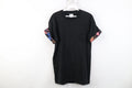 Vtg 90s Streetwear Mens Medium Roll Cuff Surf Skateboard T-Shirt Black Cotton US