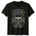 Custom Garage Automotive Skull Mens T-Shirt Womens Tee Graphic Unisex