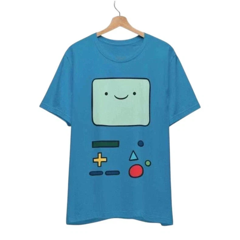 Adventure Time Beemo BMO Tee - Cartoon Emo Scene Style Vintage Graphic T shirt