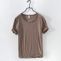 M-3XL Cotton T-Shirt Lightweight Breathable Slim-Fit O-Neck - Basic Casual shirt