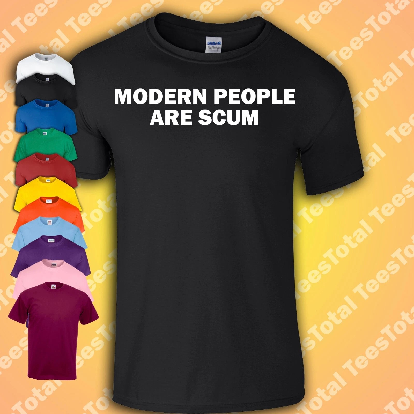 Modern People Are Scum T-Shirt | Funny | Meme | Old