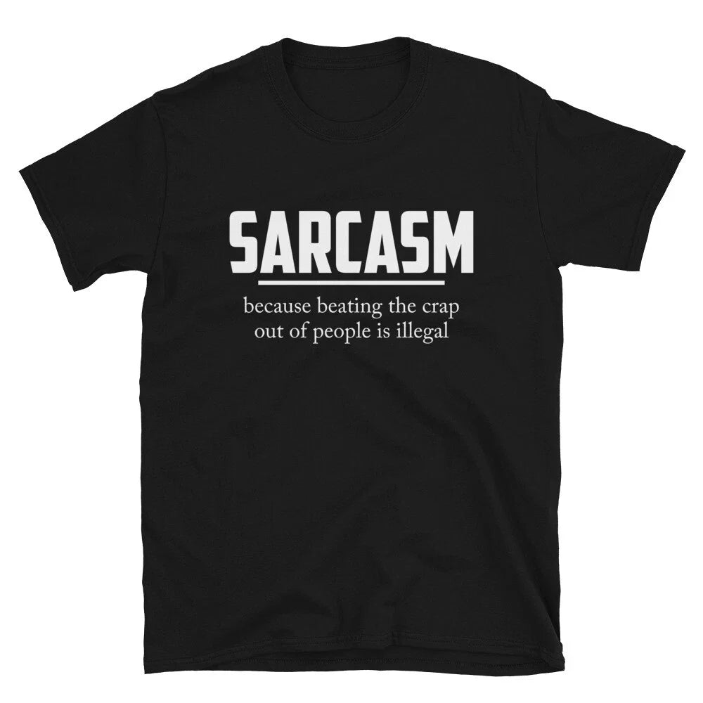 Graphic Novelty Humor BEATING IS ILLEGAL T-Shirt