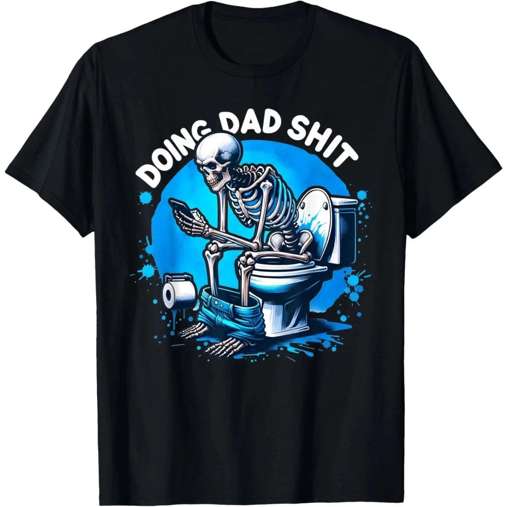 Doing Dad Things Dad Joke Skeleton Dad Funny Unisex T-Shirt