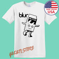Blur Milk Coffee And TV Distressed Men's White Size S-5XL