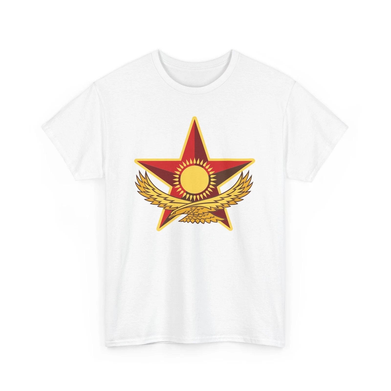 Kazahkstan Armed Forces - Military Logo Graphic Gildan Cotton Tee
