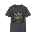 Mama Needs Coffee T-Shirt | Mom Coffee Cup Typography Tee