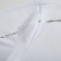 Mens Fashionable Polyester Top Loose Fit Short Sleeve Round Neck Quick Dry