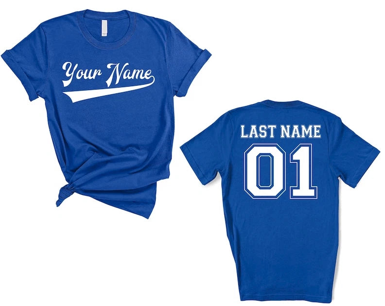 Custom sportswear, custom jerseys, personalized custom t-shirts.