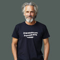 Men's T-Shirt Sleeves I Don't Age I Gain Value Blue