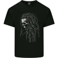 Reggae Music Skull Rastafarian Mens Light Cotton T-Shirt