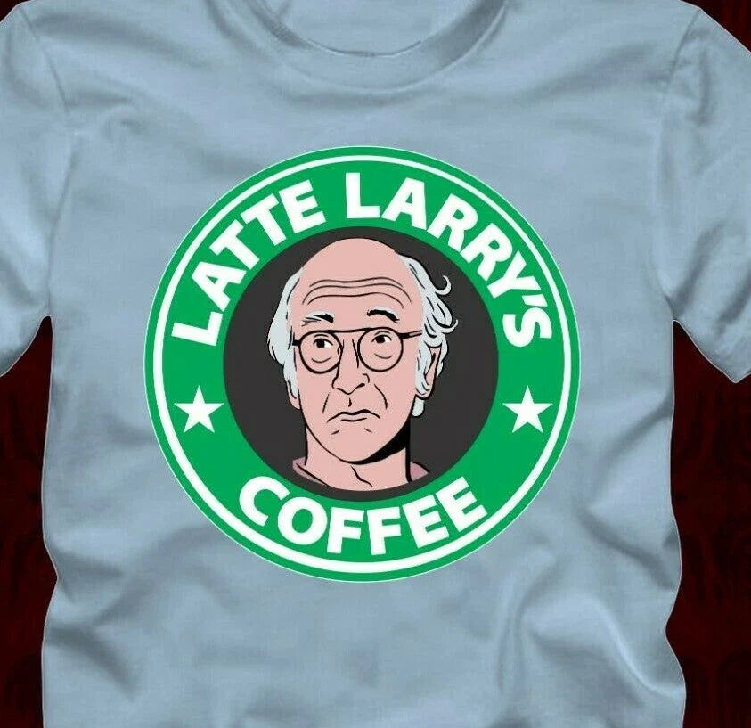 LATTE LARRY'S COFFEE T-Shirt inspired by Curb Your Enthusiasm - david SCONES HOT