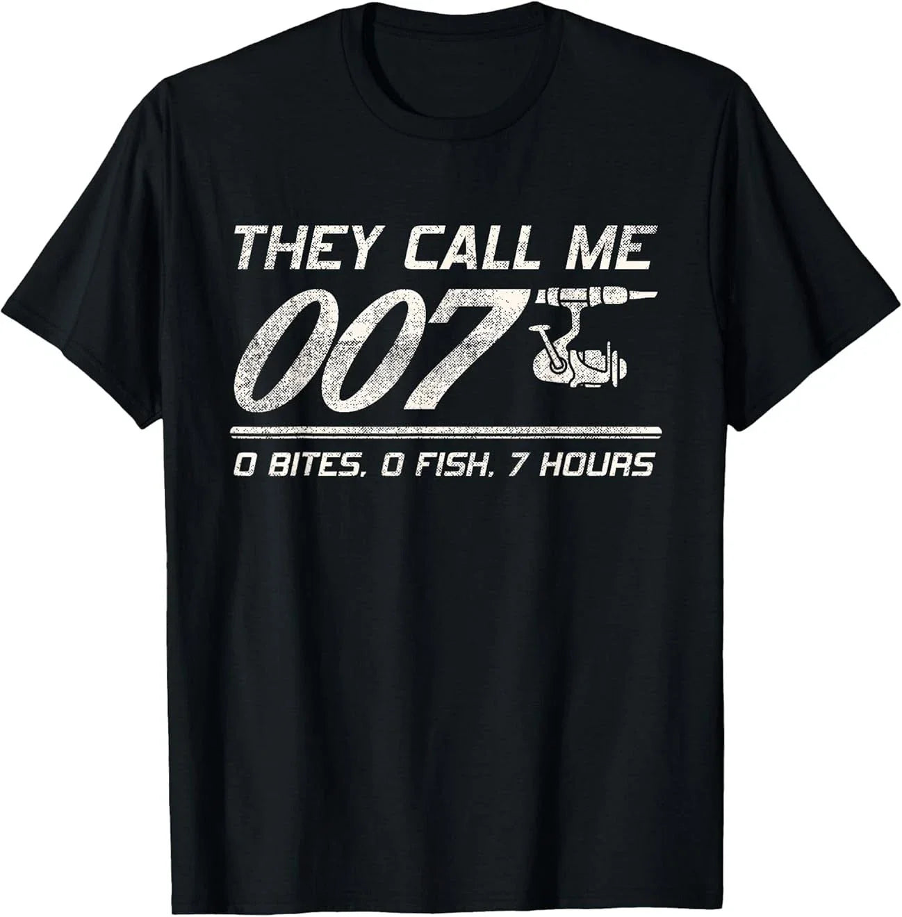Fisherman Joke Dad - They Call Me 007 - Funny Fishing Humor T-Shirt