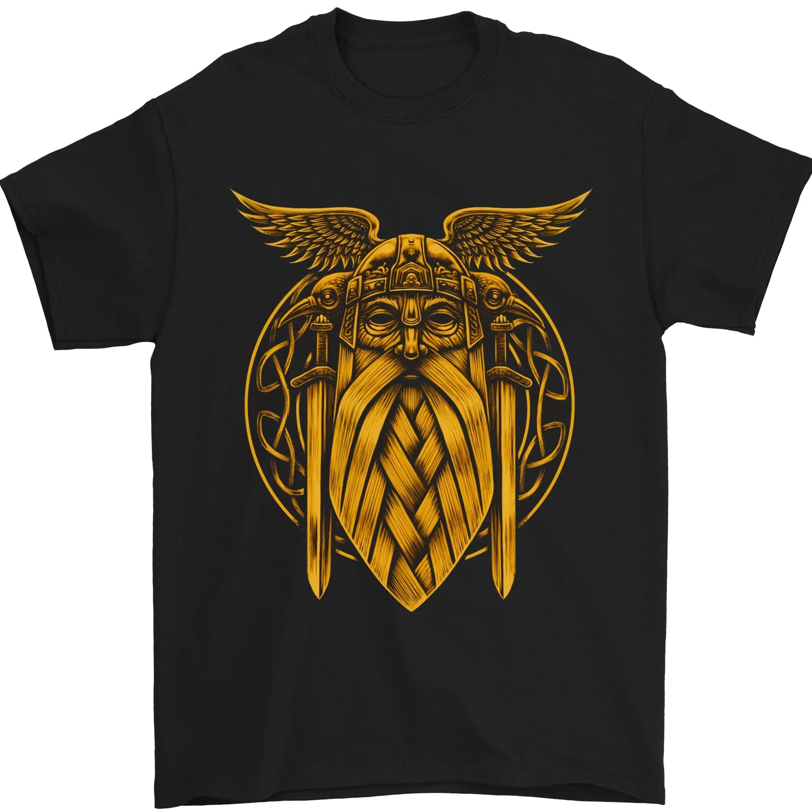 Odin The Vikings Valhalla Thor Gym Nordic Mens T-Shirt 100% Cotton