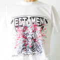 Testament Metal Rock T-shirt Unisex White Short Sleeve S-3XL