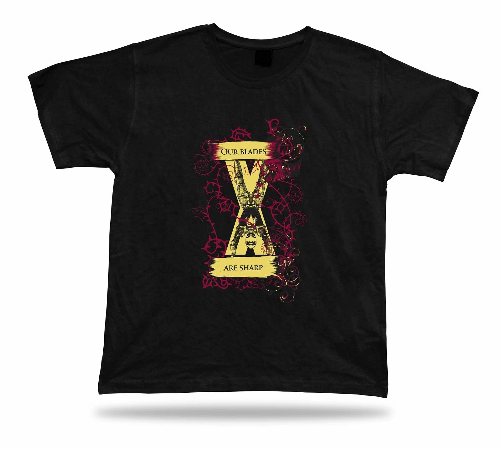 Our blades are sharp upside down Warrior vector stylish modern t shirt design