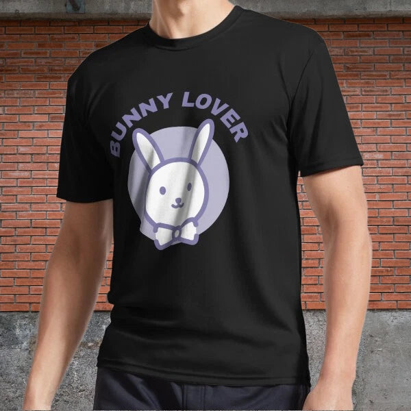 Cute Bunny Active T-Shirt Logo Men's T-Shirt Funny Size S to 5XL