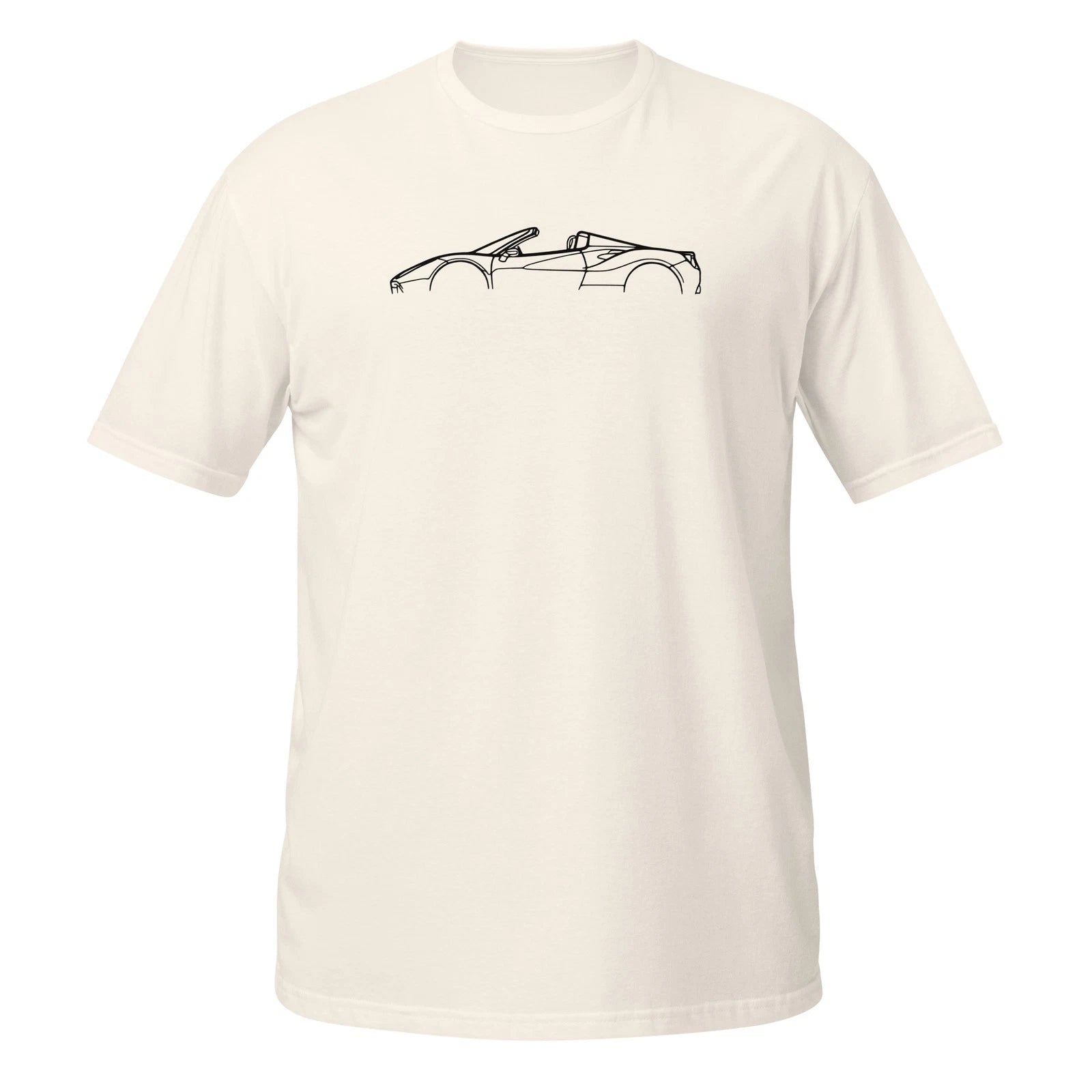 Comfy T-Shirt For Ferrari 488 Spider Car Lovers Birthday Gift Stylish Tee Shirt