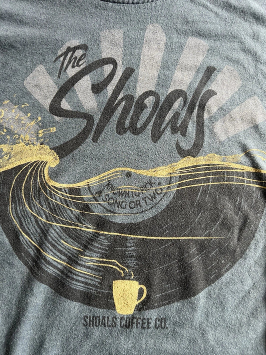 The Shoals Coffee Known To Pick A Song Or Two Graphic T Shirt Size L
