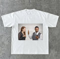 Funny Man Ignoring Colleague Meme Sticker,Talk to the Hand Office Humor Internet
